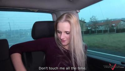 Katy Sky - Blondie Misses Train, Gets Fucked Hard in a Van by a Stranger - porntry.com - Czech Republic