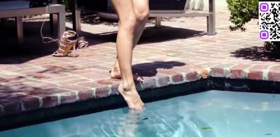 Long platinum-blonde hair performs a deep blowjob - ah-me.com
