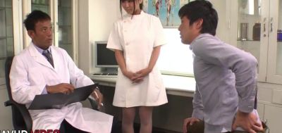 Sexy Japanese Nurse Yu Shinohara Enjoys Intense Threesome Action At Work - inxxx.com - Japan