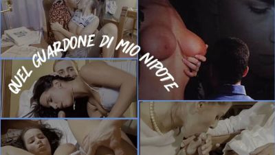 Ramon Nomar - Titus Steel - Luisa De Marco - Stepbrother Vintage Threesome with Blowjob and Cumshot - veryfreeporn.com - Italy