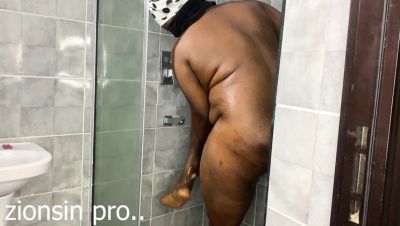 Big Ass Slut Gets Fucked in the Shower by Big Black Cock - porntry.com - Ukraine