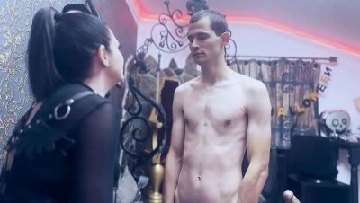 Mistress Zeida Spanks Balls with Heavy Dildos – Cruel CBT Gagging - porntry.com - Britain - Hungary - Romania