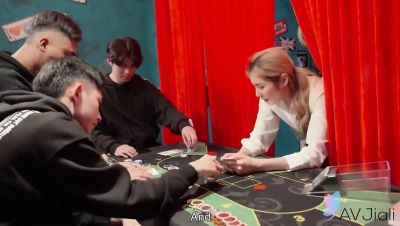 Sexy Blonde Taiwan Girl Dealer Fucks Three Guys at Work - porntry.com - China - Taiwan