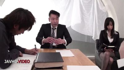 Hard Office Day Ends With Busty Asian Rina Mayuzumi Tempting Desires - porntry.com - Japan