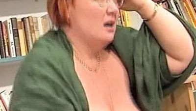 BBW German Redhead Slut Gets Fucked Hard in Library - porntry.com - Germany