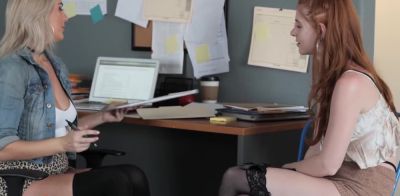 Jordan Maxx - Jane - Lesbian officer scored on redhead client - ah-me.com