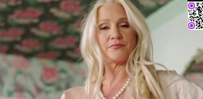 Fuck My Ass - Blonde mummy with clitoris necklace gives red-hot bj and gets jizz on tits - ah-me.com