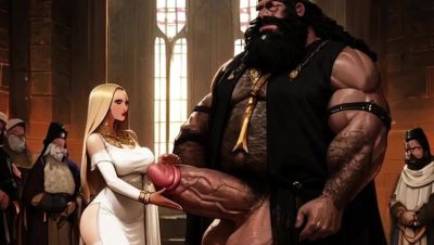 Big Black Warriors Ravage European Maidens in Medieval Castle - xxxfiles.com - Britain