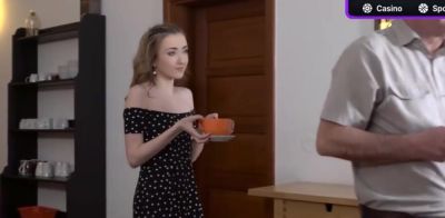 Dream - Curvy ash-blonde with puny boobies likes step dream and oral hump on sofa - ah-me.com