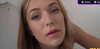 Blonde gal slurping her brunette partner's chest - ah-me.com