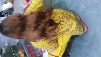 Pakistani Beautiful Bhabi Cleaning Fridge in Winter – Desi Homemade Sex Video - veryfreeporn.com - India - Pakistan