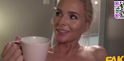 Blonde damsel with yam-sized culo kisses black man - ah-me.com