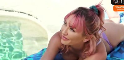 Busty dark-hued chick gives a deep blowjob - ah-me.com