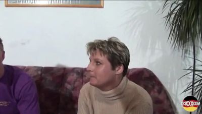 Shorthaired MILF Fucks for a Place to Stay – Amateur Doggy Style - porntry.com