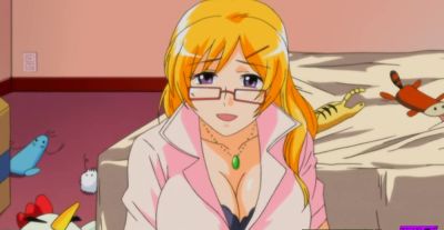 Blondie's big boobies bounce in cartoony hentai fuck fest on the cobalt sheets - alphaporno.com