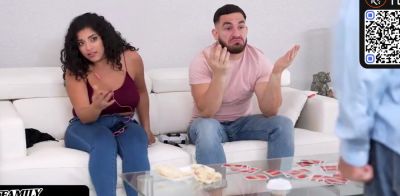 Curvy Latina Girl Wears Red Dress and Poses for Camera - ah-me.com