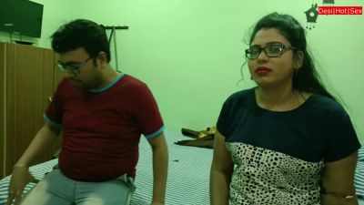 Hotwife teases her clothed self while her lover strips bare on the beachside bed - yesvids.com - India