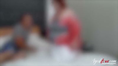 Mature babysitter abandons duty for steamy encounter with younger man - yesvids.com