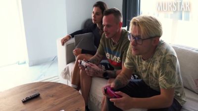 Tattooed Russian girlfriends heat up their bedroom with strapon play - yesvids.com - Russia