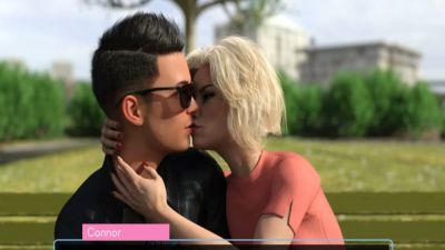 Slender blonde takes it deep in anal POV on white leather furniture - yesvids.com