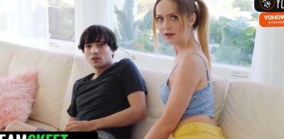 Role Play - Sneaky step siblings with petite knockers pulverize around - ah-me.com