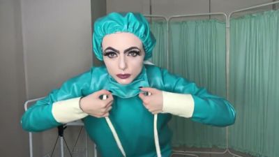 Dental patient restrained on exam table receives handjob from masked dentist - yesvids.com
