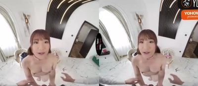 Japanese teen with pigtails gives him a warm handjob - ah-me.com - Japan