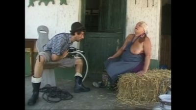 German granny breaks tradition with outdoor sex in the vintage countryside - yesvids.com - Germany